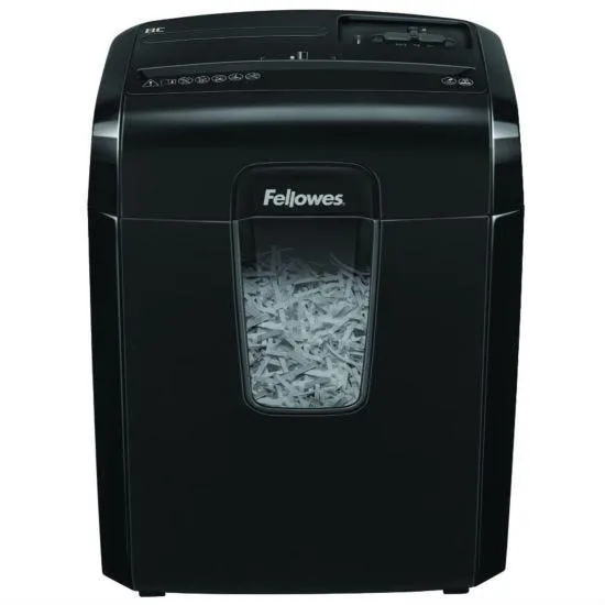 Fellowes Powershred 8C Cross Cut Shredder - Black