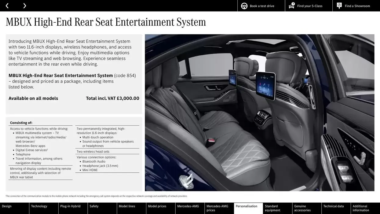 Mercedes Benz S-Class Saloon from 10 October to 10 October 2025 - Catalogue Page 45