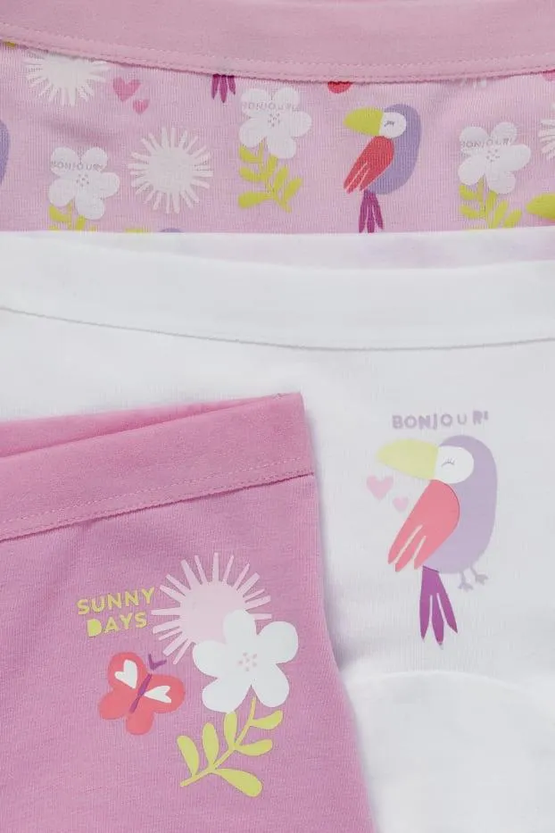 Multipack of 3 - tropical - shorts