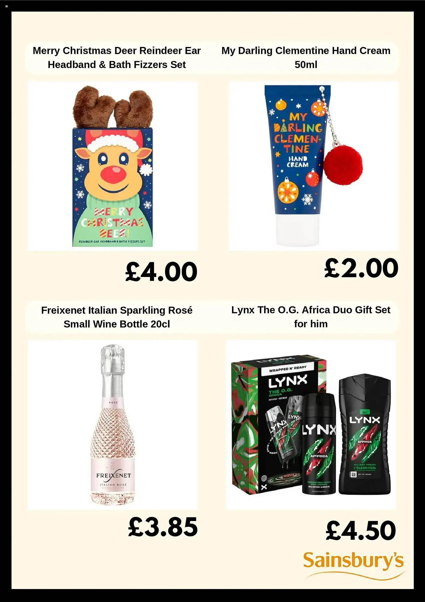 Sainsbury's leaflet from 18 November to 25 November 2025 - Catalogue Page 4