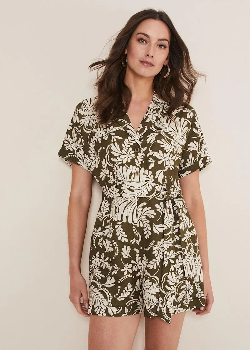Rosalia Printed Playsuit