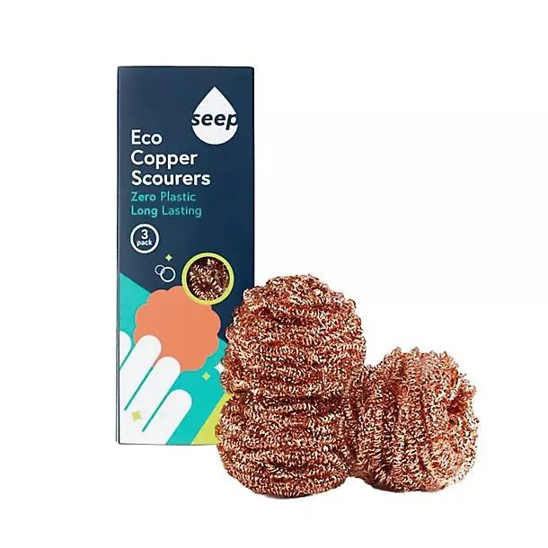Seep Copper Scourers - Pack of 3