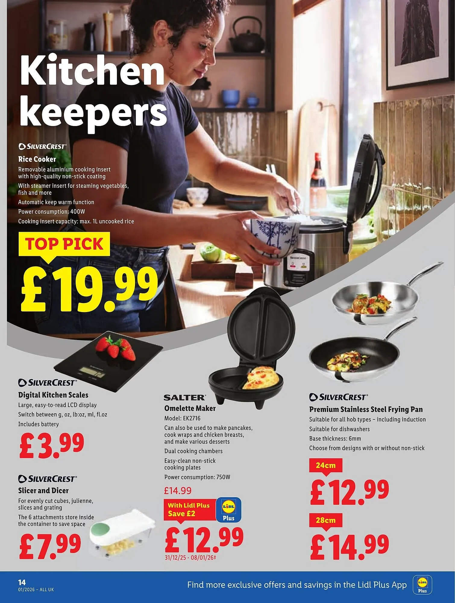 Lidl leaflet from 31 December to 7 January 2026 - Catalogue Page 14