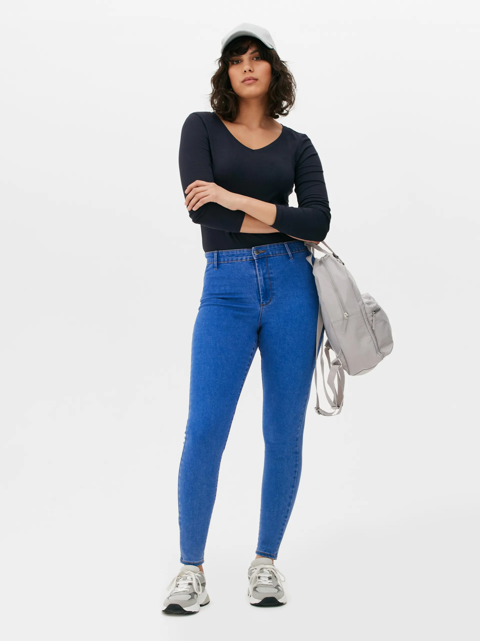 High-Waisted Skinny Jeans