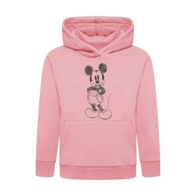 Mickey Mouse Sketch Customisable Hooded Sweatshirt For Kids