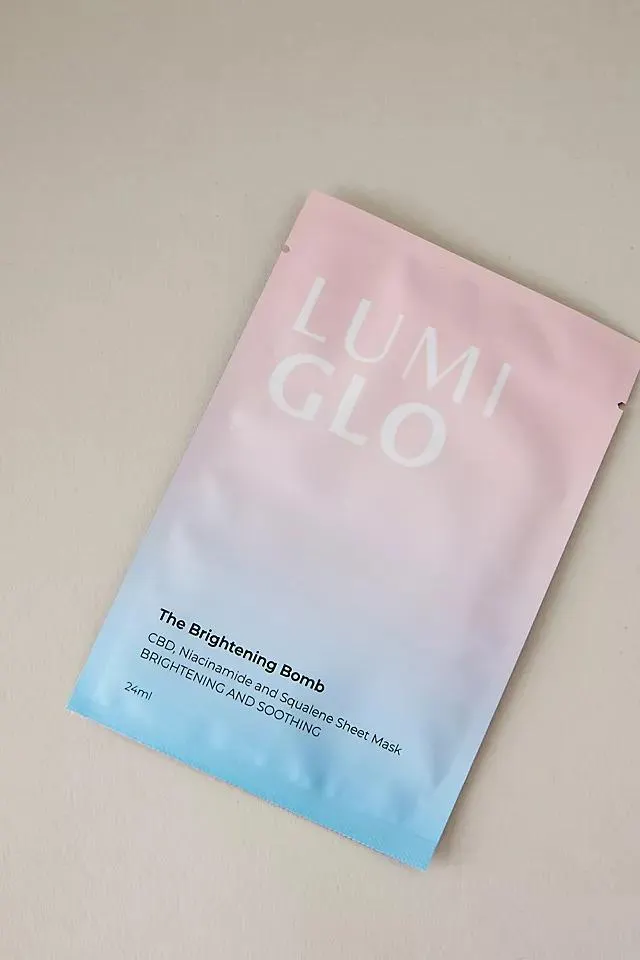 Lumi Glo The Brightening Bomb Sheet Face Mask