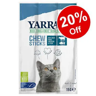 3 x Yarrah Organic Cat Snacks - 20% Off!*