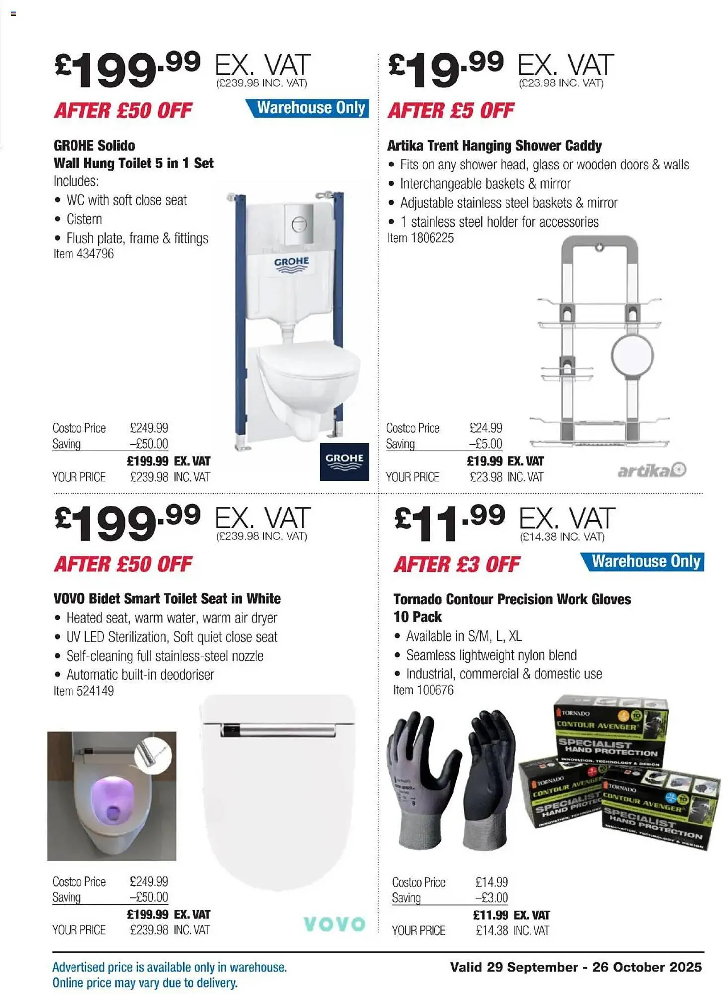 Costco leaflet from 29 September to 26 October 2025 - Catalogue Page 11