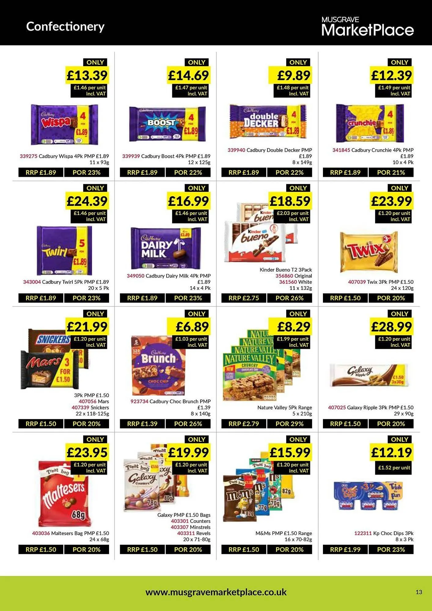 Musgrave MarketPlace leaflet from 3 June to 22 June 2025 - Catalogue Page 13