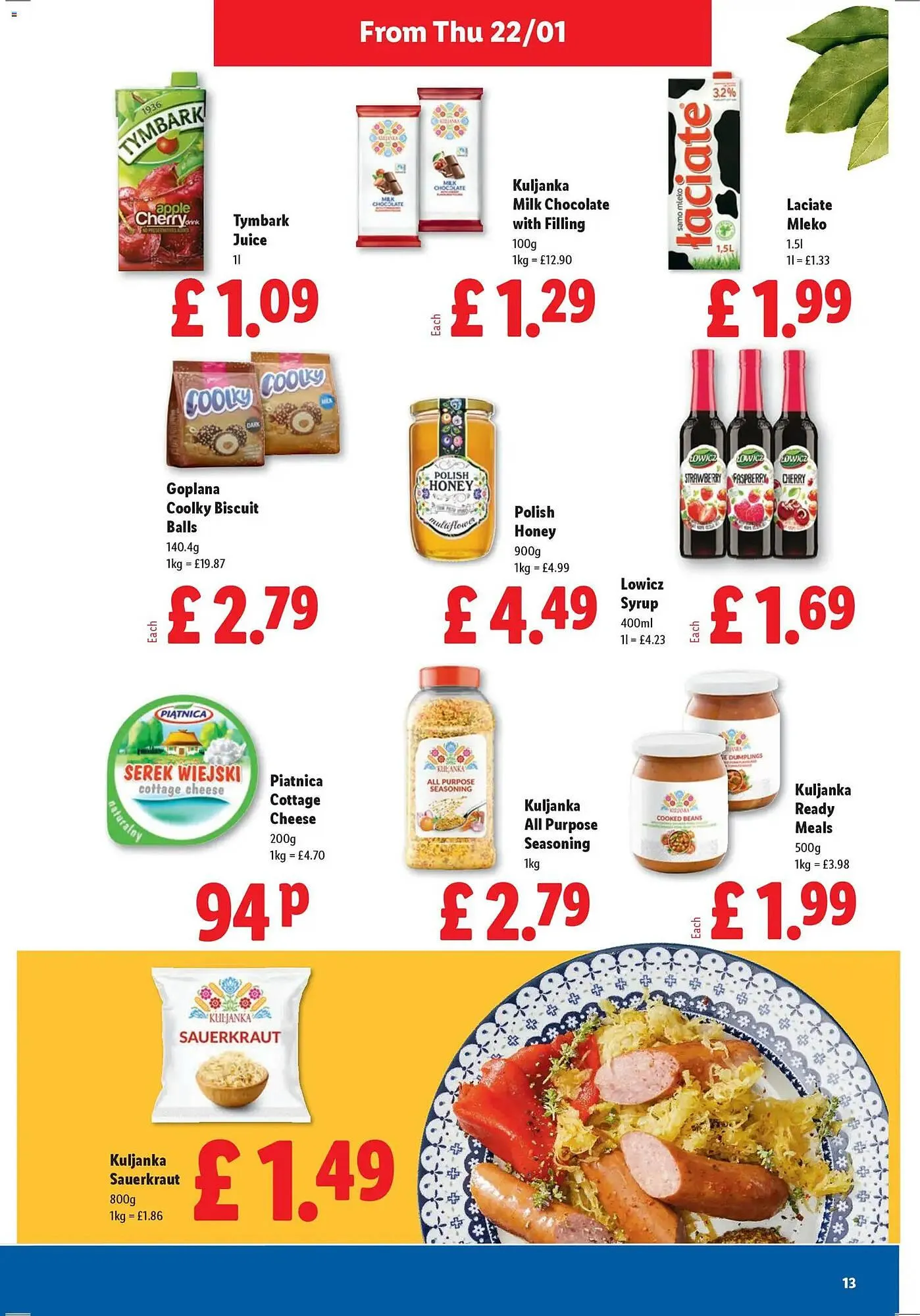 Lidl leaflet from 22 January to 29 January 2026 - Catalogue Page 13