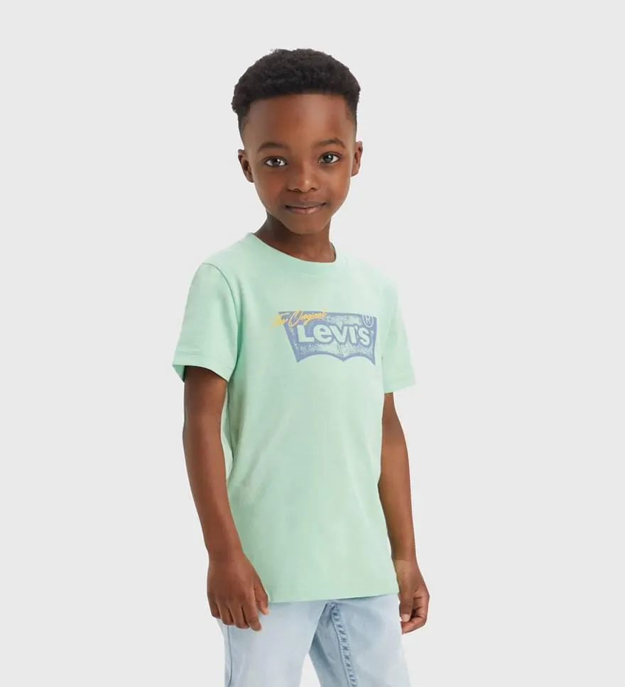 Kids Distressed Batwing Tee