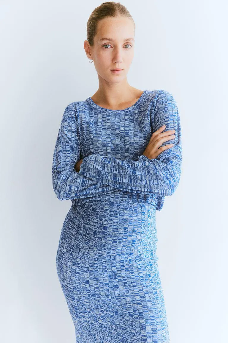 MAMA 2-piece rib-knit set