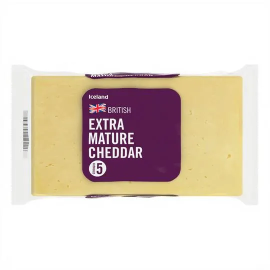 Iceland British Extra Mature Cheddar 450g