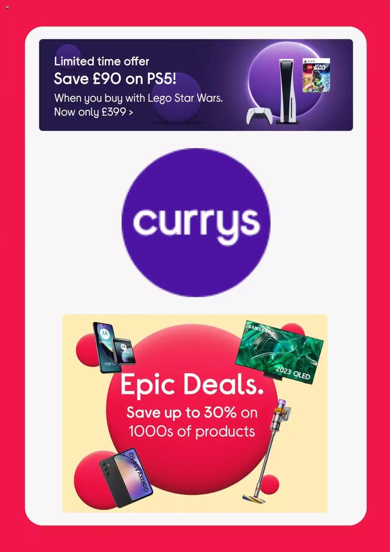 Currys PC World offers from 31 August to 31 December 2023 - Catalogue Page 1