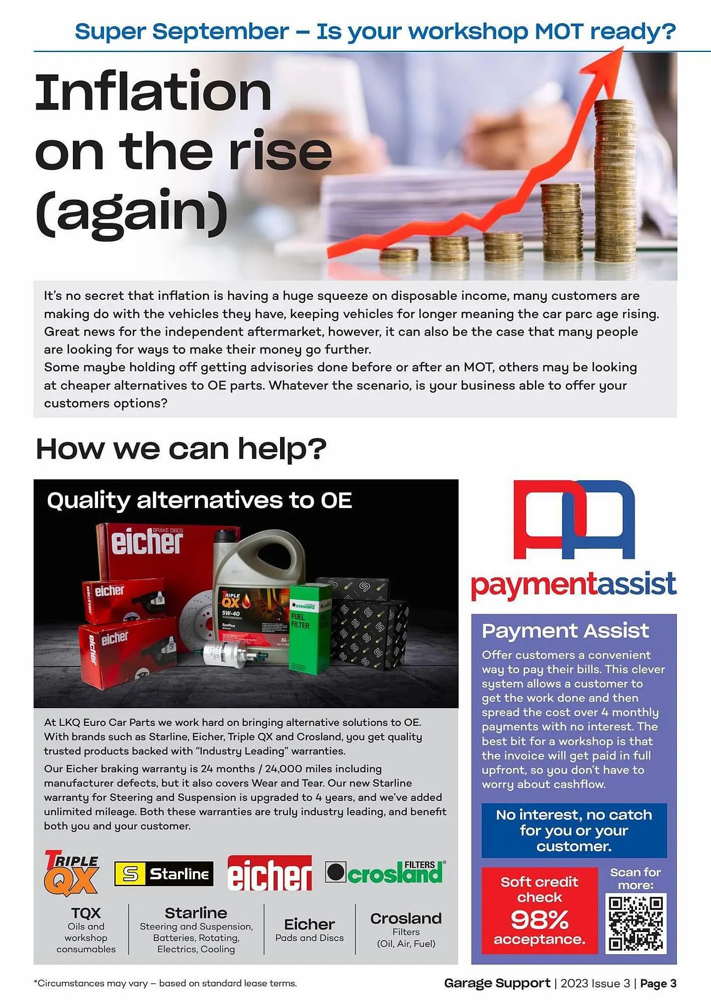 Euro Car Parts leaflet from 22 September to 31 December 2023 - Catalogue Page 3