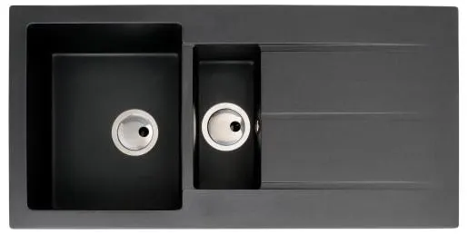 Zero 1.5 Bowl Granite Black Sink