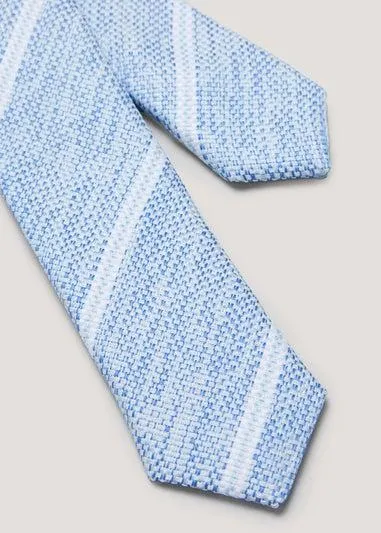 Boys Blue Stripe Tie (3-7yrs) - Age 3 - 7 Years