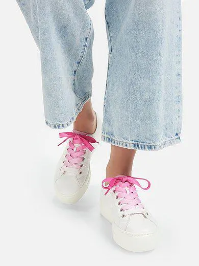 Sneakers in lambskin nappa leather