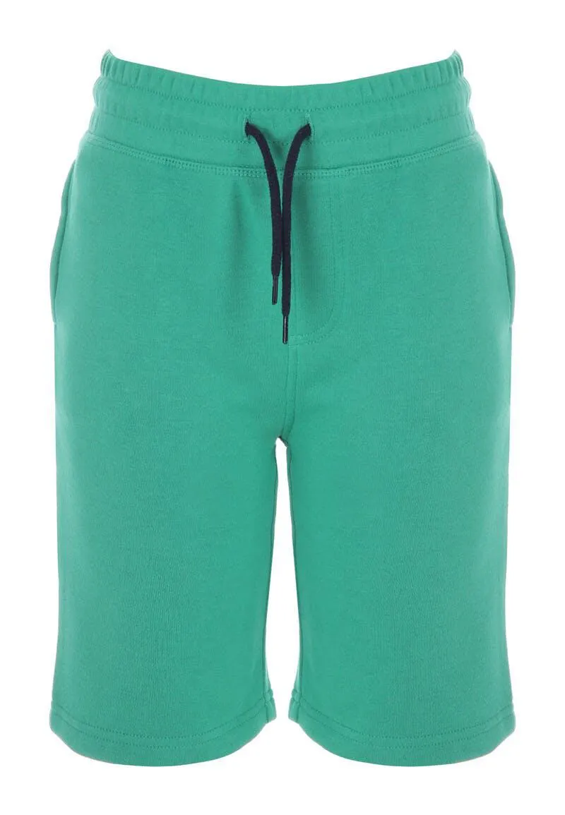 Older Boys Green Casual Shorts
