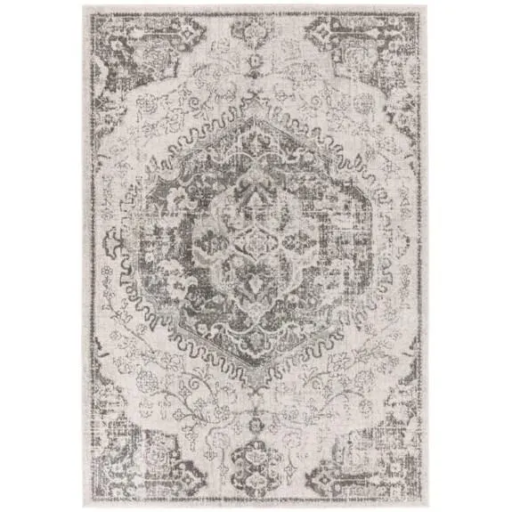 Mandala Silver Rug