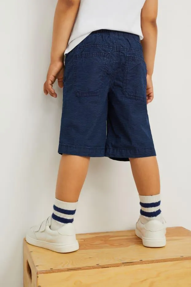 Bermuda shorts - striped