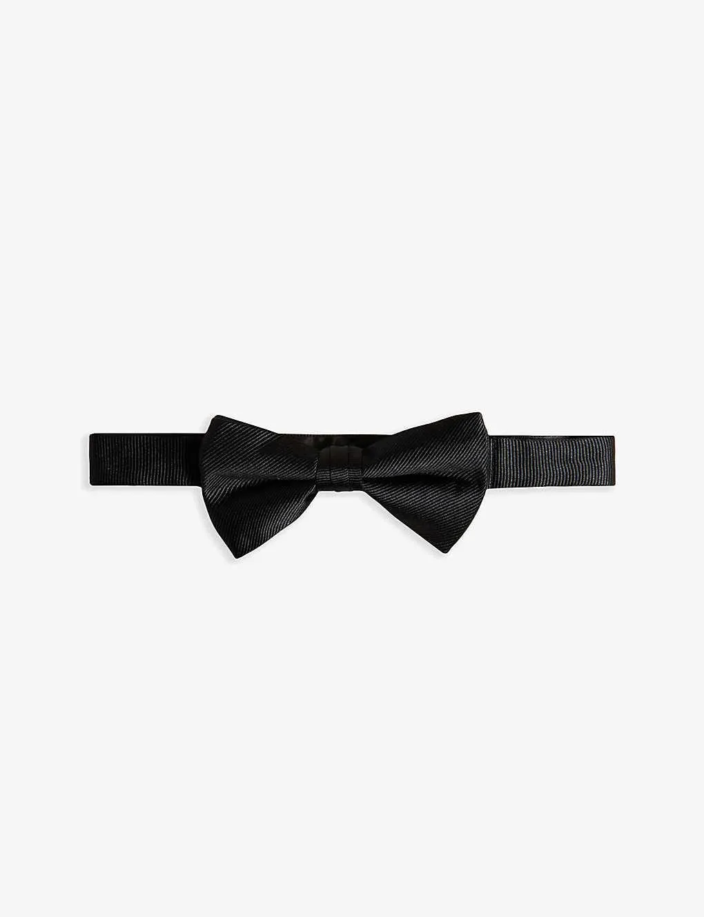 Brosney ribbed silk bow tie