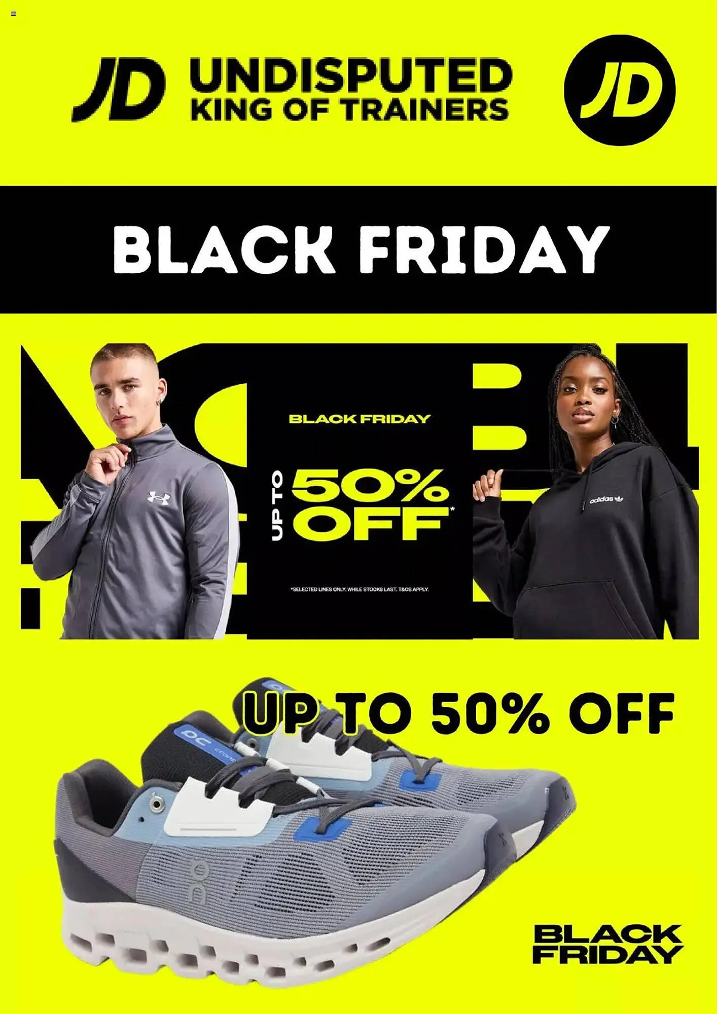 JD Sports leaflet from 22 November to 1 December 2024 - Catalogue Page 1