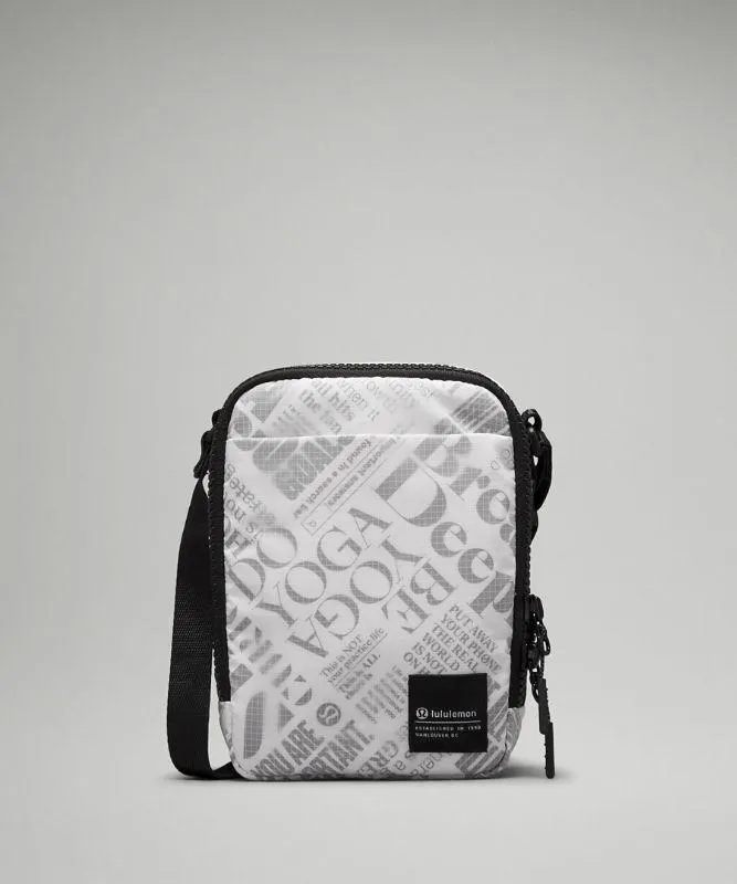 Easy Access Crossbody Bag 1.5L Manifesto Print