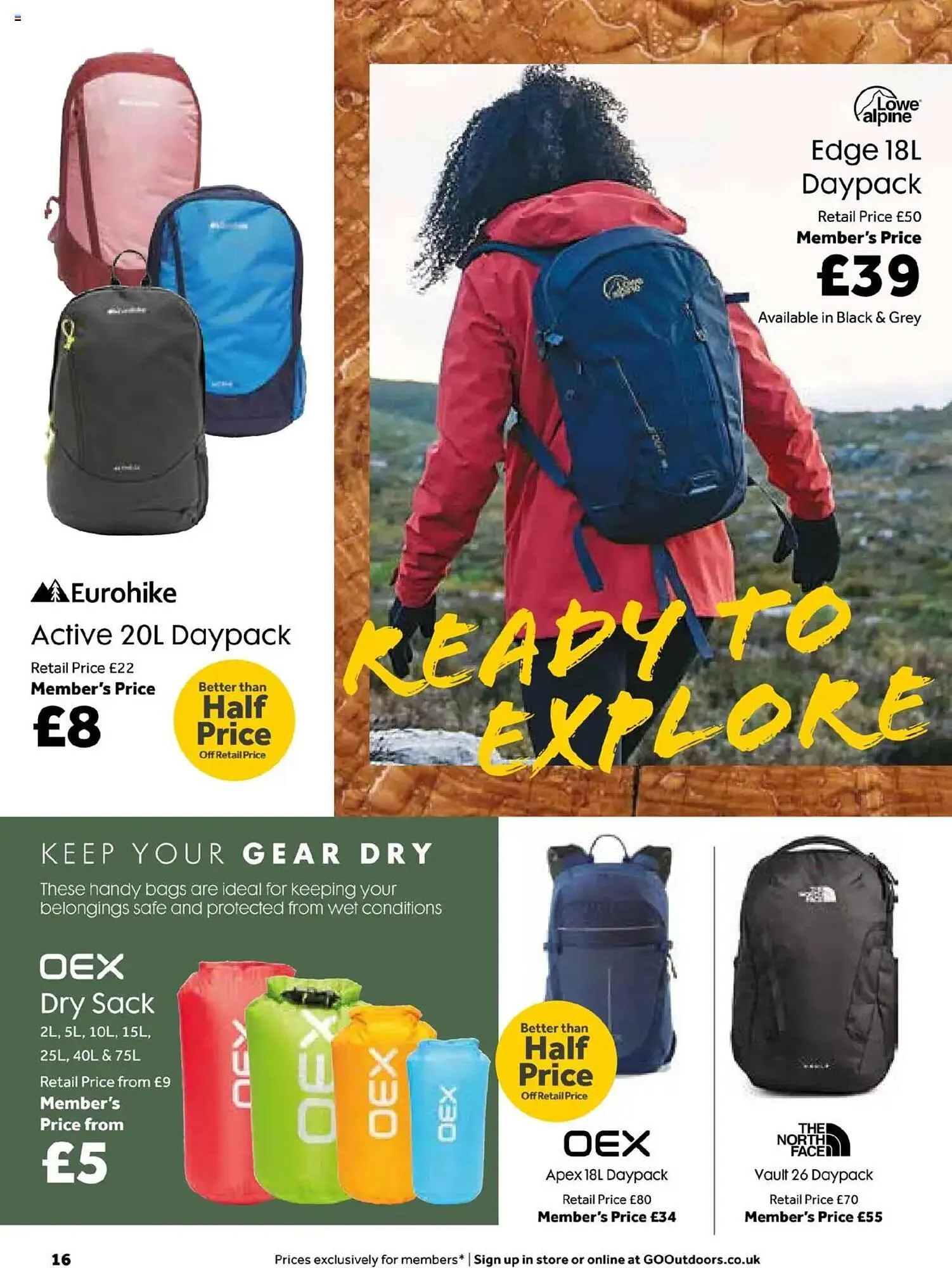 GO Outdoors leaflet from 17 March to 19 April 2025 - Catalogue Page 16