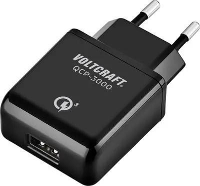 VOLTCRAFT QCP-3000 USB charger Mains socket Max. output current 3000 mA 1 x USB Qualcomm Quick Charge 3.0