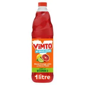 Vimto No Added Sugar Blood Orange with a Citrus Twist Squash 1 Litre