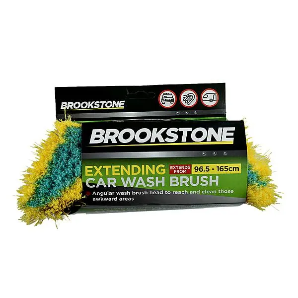 Telescopic Water Flow Through Car Cleaner Soft Brush