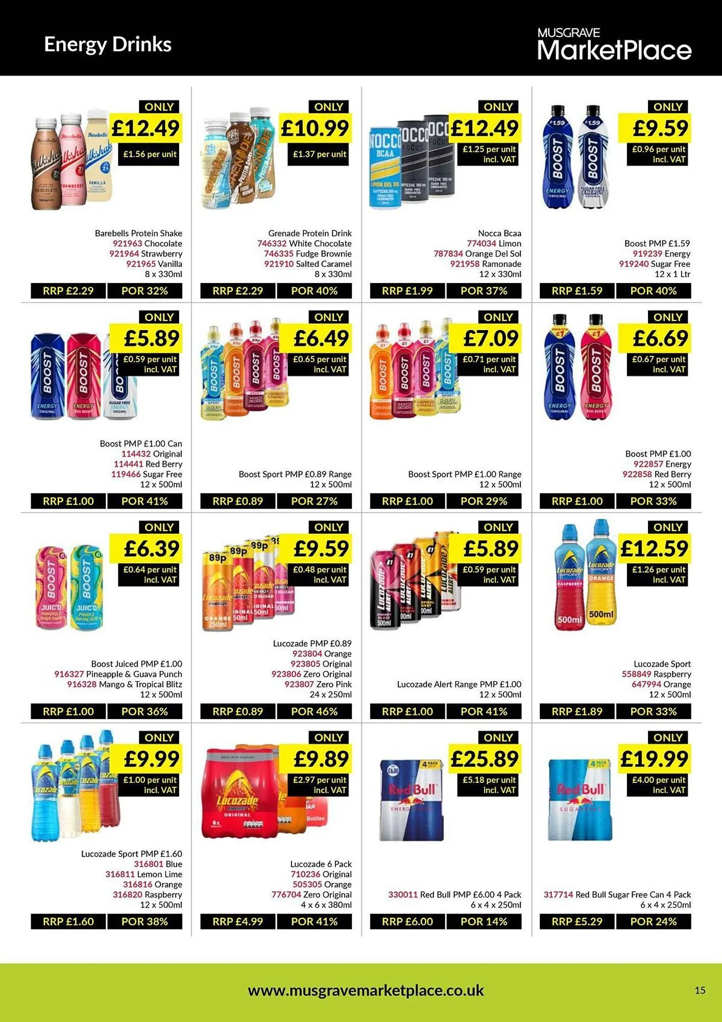 Musgrave MarketPlace leaflet from 9 March to 29 March 2026 - Catalogue Page 15
