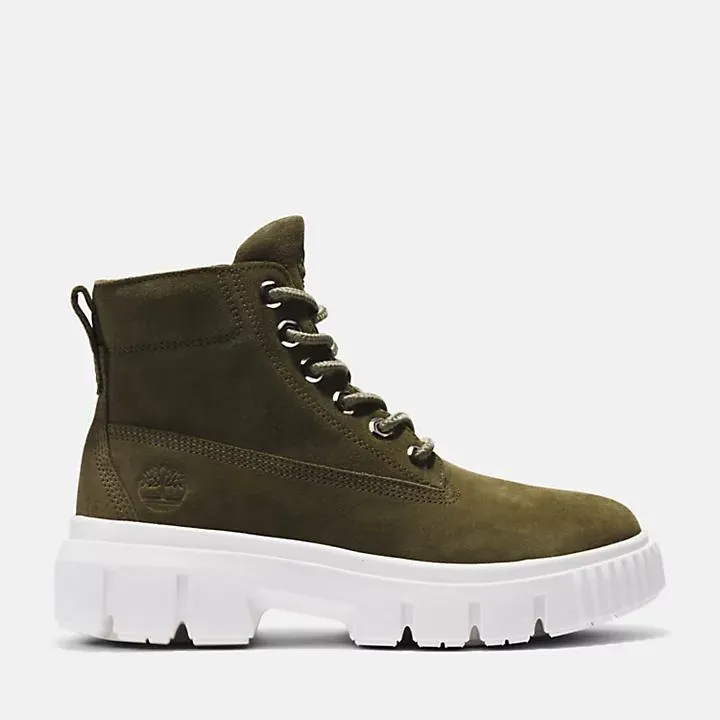 Greyfield Leather Boot for Women in Green