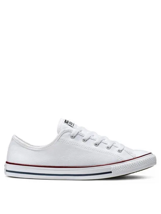 Womens Dainty Ox Trainers - White Multi