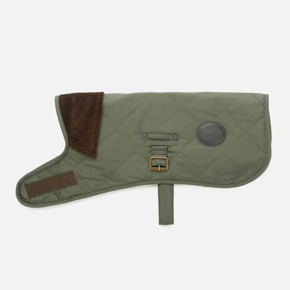 Barbour Quilted Dog Coat - Olive - XS