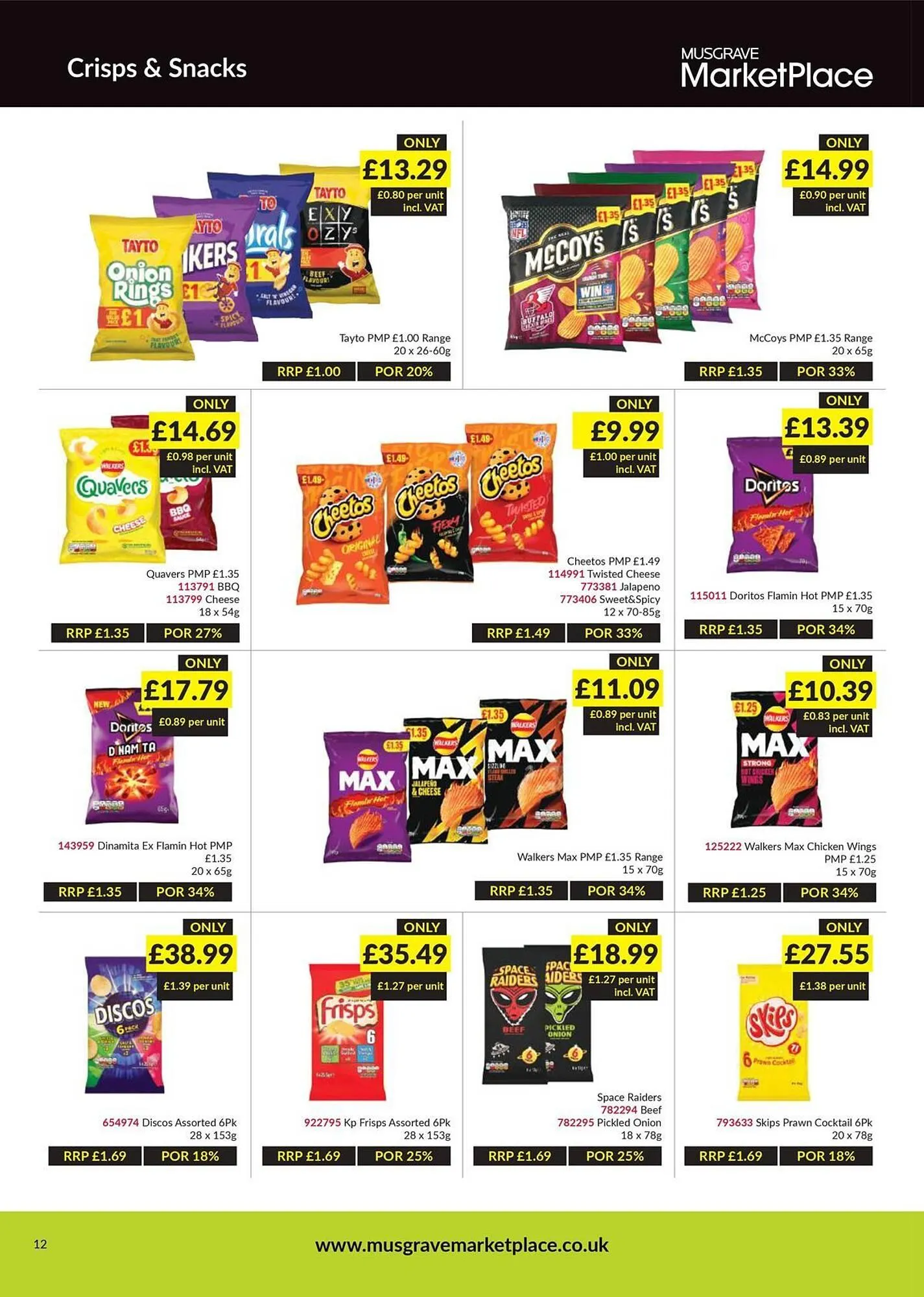 Musgrave MarketPlace leaflet from 25 August to 14 September 2025 - Catalogue Page 12