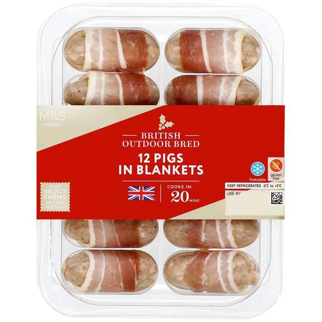 M&S British Outdoor Bred Pigs in Blankets