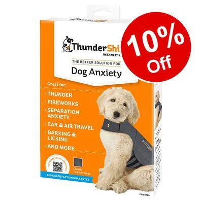 ThunderShirt Dog Anxiety Vest - Grey – 10% Off!*