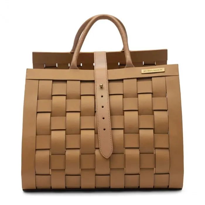 Magazine Basket Florence Recycled Leather