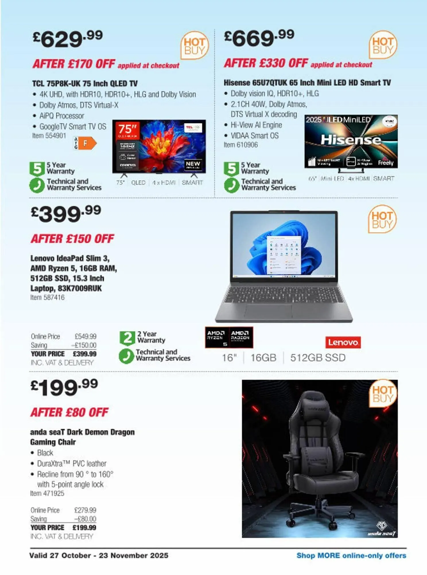 Costco leaflet from 27 October to 23 November 2025 - Catalogue Page 26