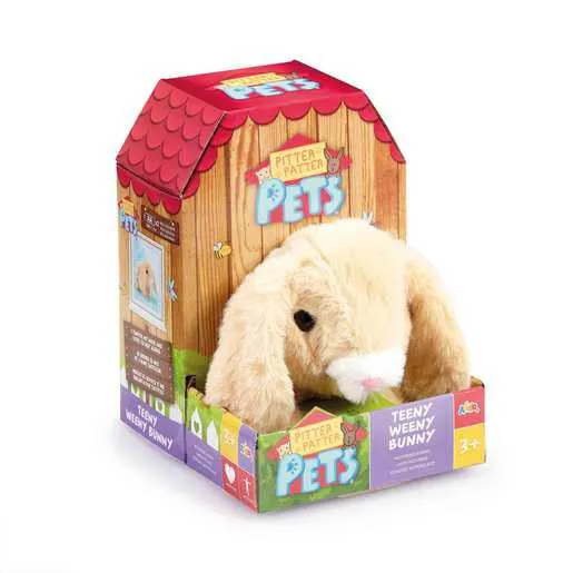 Pitter Patter Pets Teeny Weeny Bunny - Floppy Eared Electronic Pet