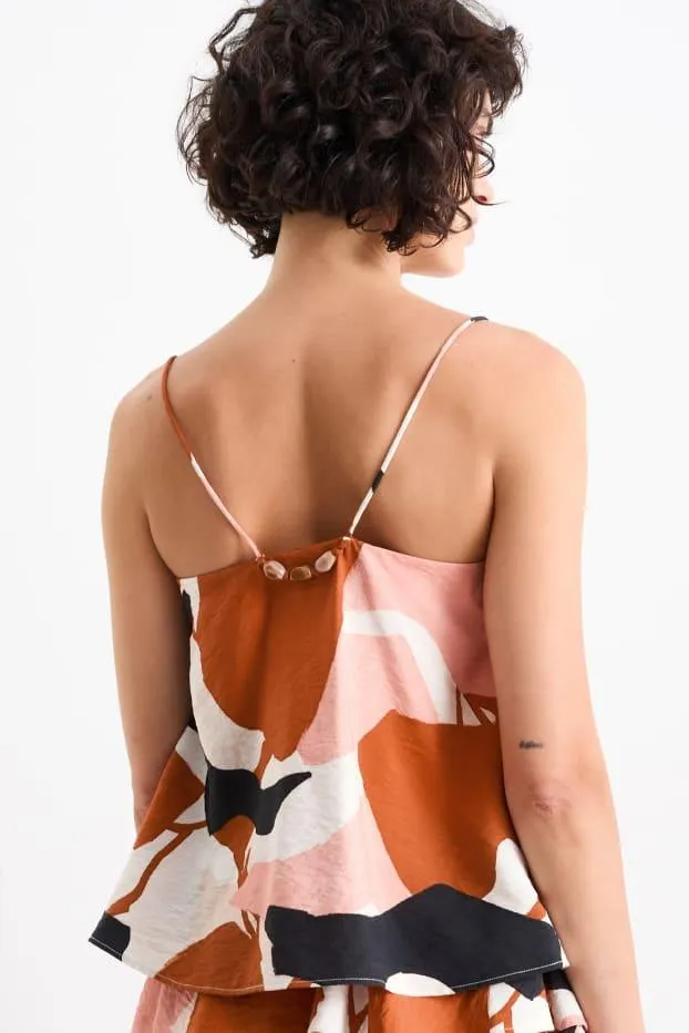 Blouse top - patterned