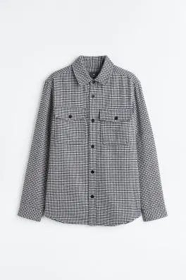 Twill overshirt