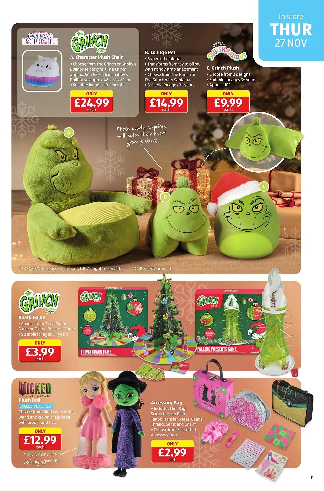 Aldi leaflet from 27 November to 3 December 2025 - Catalogue Page 11