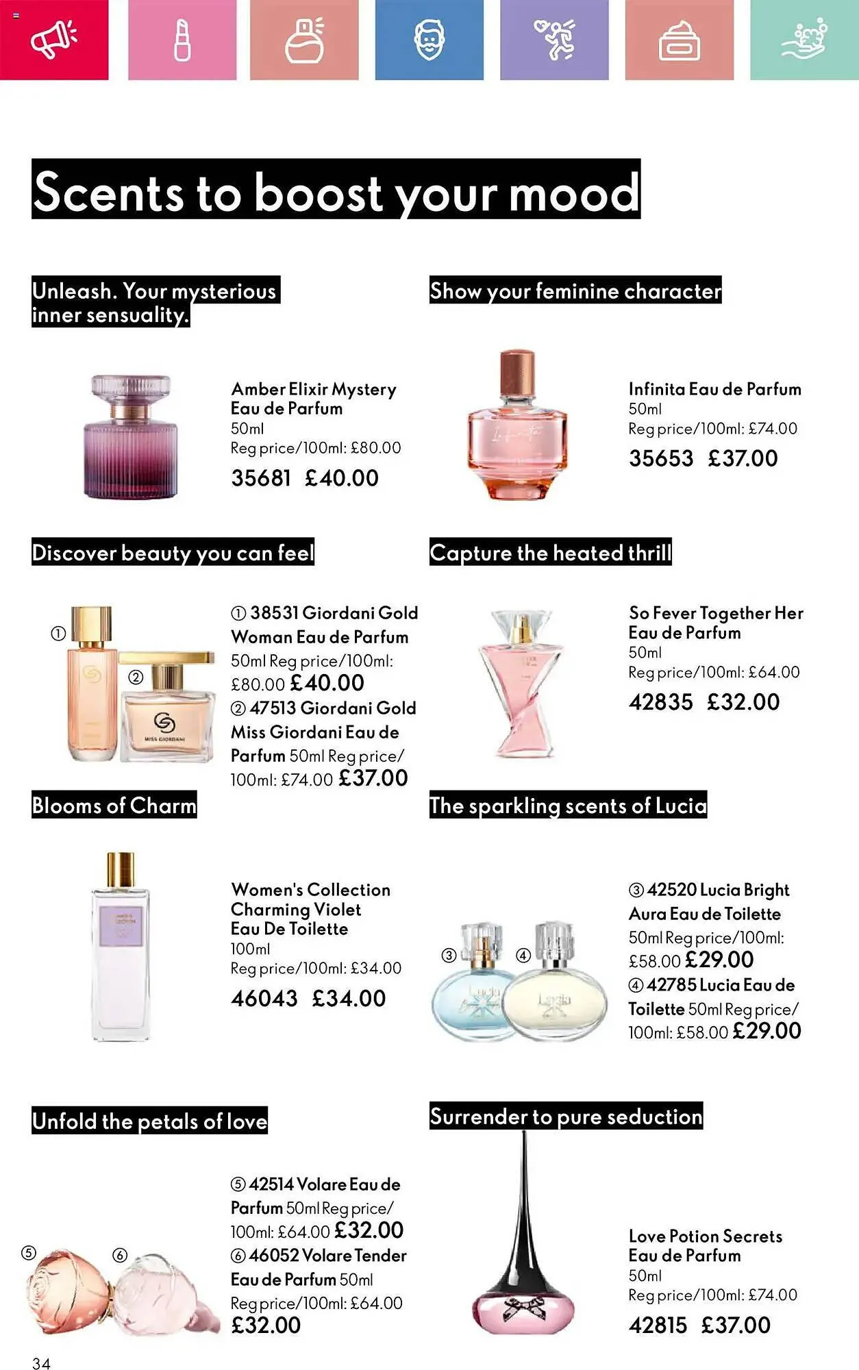 Oriflame leaflet from 17 April to 7 May 2025 - Catalogue Page 34