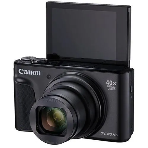 Canon PowerShot SX740 HS Camera in Black