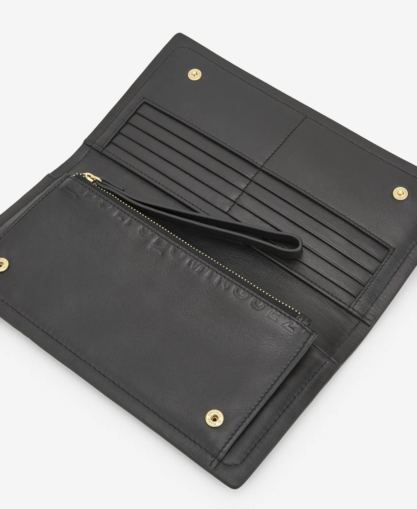 Responsible leather large wallet