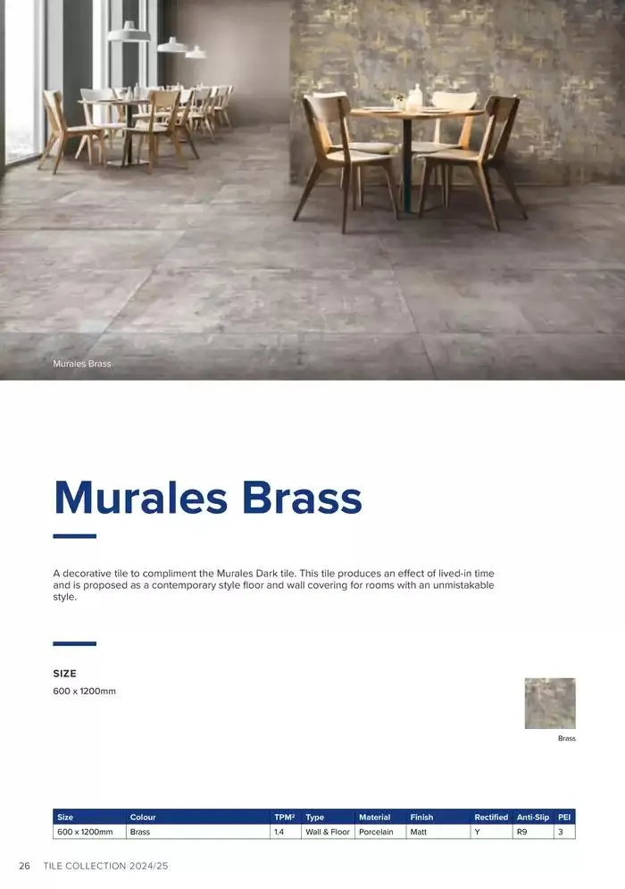 Tile Collection from 14 January to 31 May 2025 - Catalogue Page 26