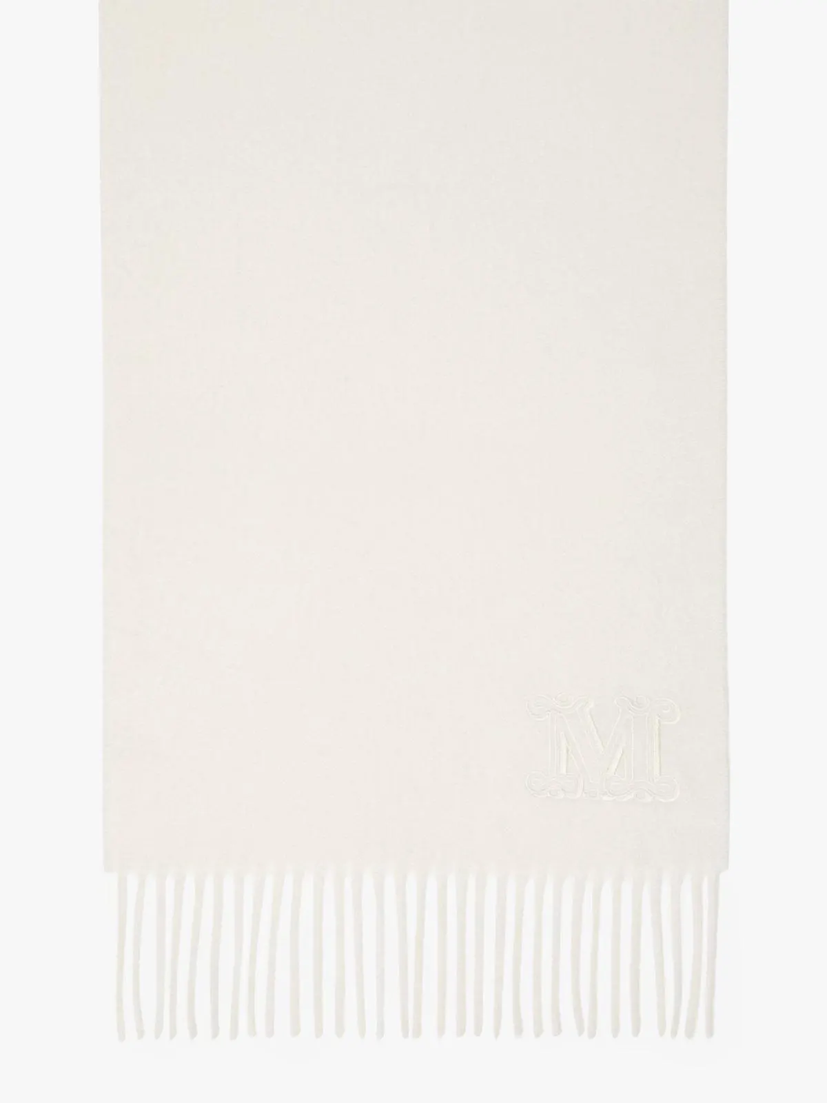 Cashmere stole with embroidery